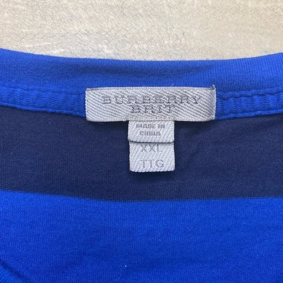 SOLD!!! Burberry Britt Equestrian Logo Pocket Tee Shirt XXL - Picture 4 of 7